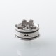 YFTK Four One Five 415 RDA Kaze Style RDL / MTL RDA Atomizer - Silver, BF Pin, Air Pin 0.9mm x 2, 1.0mm x 2, 1.0mm, 1.4mm