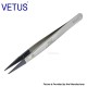Authentic VETUS ESD-259 Exchange Tip Electro Static Discharge Safe Stainless Steel Tweezers Fine Pointed Tip