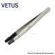 Authentic VETUS ESD-250 Exchange Tip Electro Static Discharge Safe Stainless Tweezers Wide Flat Tip