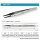 Authentic VETUS ESD-249 Exchange Tip Electro Static Discharge Safe Stainless Tweezers Rounded Tips