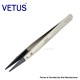 Authentic VETUS ESD-00 Exchange Tip Electro Static Discharge Safe Stainless Tweezers Fine Rounded Tips