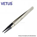 Authentic VETUS ESD-00 Exchange Tip Electro Static Discharge Safe Stainless Tweezers Fine Rounded Tips