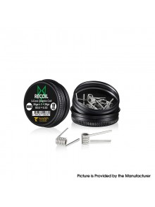 Authentic Thunder Cloud Recoil Ni80 Pre-Built 3-Core Clapton Coil - 0.2ohm, 26Ga x 3 + 38Ga (10 PCS)