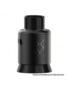 Authentic Thunder Cloud x GrimmGreen Recoil R3 RDA Atomizer - Matte Gunmetal, BF Pin, SS, 24mm Diameter