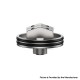 Authentic Thunder Cloud x GrimmGreen Recoil R3 RDA Atomizer - Matte Gunmetal, BF Pin, SS, 24mm Diameter