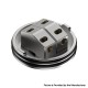 Authentic Thunder Cloud x GrimmGreen Recoil R3 RDA Atomizer - Matte Gunmetal, BF Pin, SS, 24mm Diameter