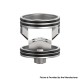 Authentic Thunder Cloud x GrimmGreen Recoil R3 RDA Atomizer - Silver, BF Pin, SS, 24mm Diameter