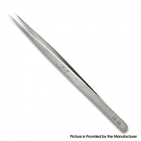 Authentic VETUS SS-SA Type SS Straight Narrow Long Very Fine Tip High Precision Stainless Tweezers