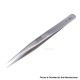 Authentic VETUS 3-SA Type No.3 Straight Fine Tip High Precision Stainless Tweezers
