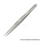 Authentic VETUS 3C-SA Type No.3C Straight Fine Tip High Precision Stainless Tweezers