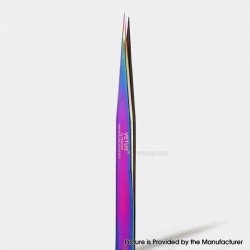 Authentic VETUS MCS-12 Makeups Tweezers for Beauty Eyelashes Grip Picking Selection Works - Rainbow