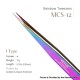 Authentic VETUS MCS-12 Makeups Tweezers for Beauty Eyelashes Grip Picking Selection Works - Rainbow
