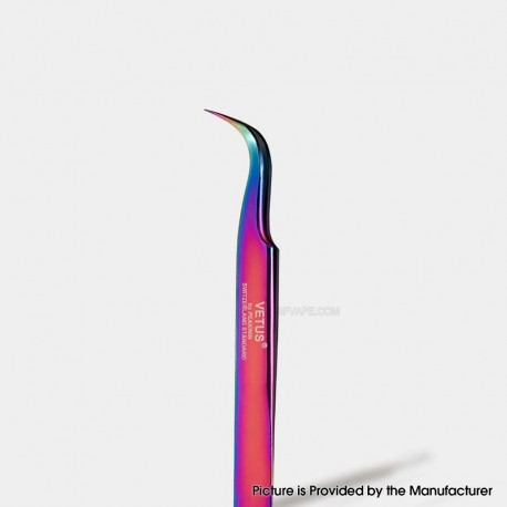 Authentic VETUS MCS-15 S Shape Tweezers - Rainbow