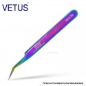 Authentic VETUS MCS-5B Curved Tweezers - Rainbow