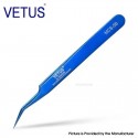 Authentic VETUS MCS-5B Curved Tweezers - Blue