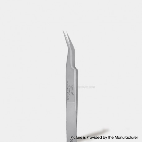 Authentic VETUS 5B-SA Type SS Curved Long Fine Tip High Precision Stainless Tweezers