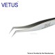 Authentic VETUS 30-SA Tweezers Hyperfine High Precision Non-magnetic Anti-acid Pincers Eyelashes Tweezers