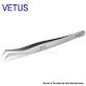 Authentic VETUS 30-SA Tweezers Hyperfine High Precision Non-magnetic Anti-acid Pincers Eyelashes Tweezers