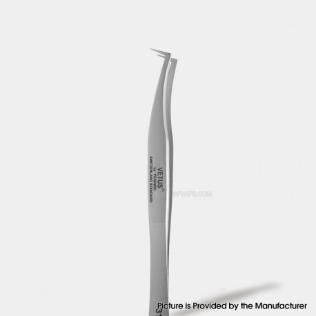 Authentic VETUS 31-SA Tweezers Hyperfine High Precision Non-magnetic Anti-acid Pincers Eyelashes Tweezers