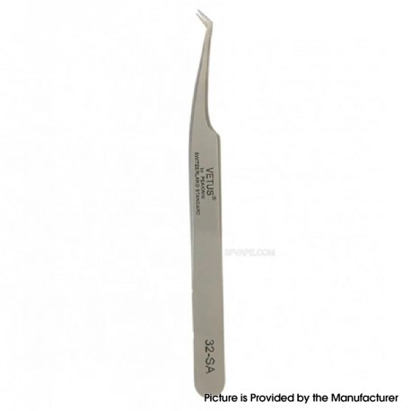 Authentic VETUS 32-SA Tweezers Hyperfine High Precision Non-magnetic Anti-acid Pincers Eyelashes Tweezers