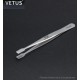 Authentic VETUS 34A-SA Type SS Cover Glass Forceps Straight Square Tipped High Precision Stainless Tweezers