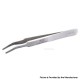 Authentic VETUS 90-SA Type SS Curved Round Tip Handling High Precision Stainless Tweezers