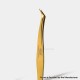 Authentic VETUS MCS-19 Angled Fine Tip Volume Eyelash Extension Tweezer Angled Tip for Volume Precision Tweezers - Gold