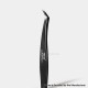 Authentic VETUS MCS-19 Angled Fine Tip Volume Eyelash Extension Tweezer Angled Tip for Volume Precision Tweezers - Black