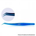 Authentic VETUS MCS-19 Angled Fine Tip Volume Eyelash Extension Tweezer Angled Tip for Volume Precision Tweezers - Blue