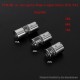 YFTK All in One Tank Cap 2.0ml for Flash e-Vapor V4.5S+ / V4.5 Style RTA - Silver, Upgrade Version