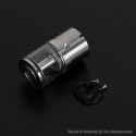 YFTK All in One Tank Cap 4.0ml for Flash e-Vapor V4.5S+ / V4.5 Style RTA - Silver, Upgrade Version