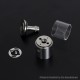 YFTK All in One Tank Cap 4.0ml for Flash e-Vapor V4.5S+ / V4.5 Style RTA - Silver, Upgrade Version