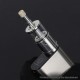 YFTK All in One Tank Cap 4.0ml for Flash e-Vapor V4.5S+ / V4.5 Style RTA - Silver, Upgrade Version