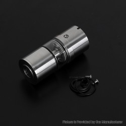 YFTK All in One Tank Cap 7.0ml for Flash e-Vapor V4.5S+ / V4.5 Style RTA - Silver, Upgrade Version