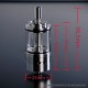 Authentic GD MODS MD-01 MTL / DL RTA Rebuildable Tank Atomizer - Silver, 5.5ml, 23mm Diameter