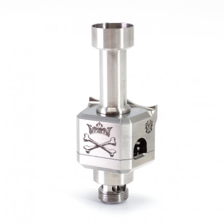 SXK Monarchy Mobb TC Style RBA Bridge for Billet / BB / Boro Tank - Silver, 7 PCS Air Pins 1.0, 1.5, 2.0, 2.5, 3.0, 3.5, 4.0mm