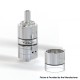 Authentic GD MODS MD-01 MTL / DL RTA Replcement Glass Steel Tank Tube - Silver, 5.5ml