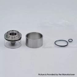Authentic GD MODS MD-01 MTL / DL RTA Replcement Short Tank Tube - Silver, 2.5ml