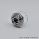 Authentic GD MODS MD-01 MTL / DL RTA Replcement Short Tank Tube - Silver, 2.5ml