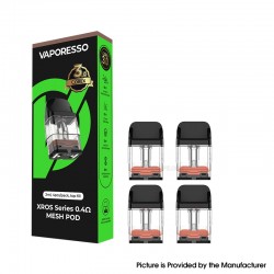 [Ships from Bonded Warehouse] Authentic Vaporesso Xros Series Corex 3.0 Pod Cartridge for Xros 5 / 5 Mini - 3ml, 0.4ohm (4 PCS)