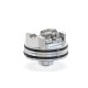 Authentic Auguse Era V5 RTA Atomizer Full Kit - Silver, 5ml, Air Pins 1 x Nonporous, 2 x 0.8, 2 x 0.9, 2 x 1.0, 2 x 1.2mm, 22mm
