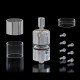 Authentic Auguse Era V5 RTA Atomizer Full Kit - Silver, 5ml, Air Pins 1 x Nonporous, 2 x 0.8, 2 x 0.9, 2 x 1.0, 2 x 1.2mm, 22mm
