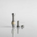 Rekavape Kontrl MKRII Style RBA for Boro / Billet / DotAIO V1 / V2 - Silver + Beige, 1.2, 1.5, 2.0, 2.5, 3.0, 3.5, 4.0mm