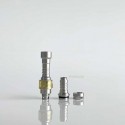 Rekavape Kontrl MKRII Style RBA for Boro / Billet / DotAIO V1 / V2 - Silver + Brown, 1.2, 1.5, 2.0, 2.5, 3.0, 3.5, 4.0mm