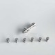 Rekavape Kontrl MKRII Style RBA for Boro / Billet / DotAIO V1 / V2 - Silver + Translucent, 1.2, 1.5, 2.0, 2.5, 3.0, 3.5, 4.0mm