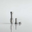 Rekavape Kontrl MKRII Style RBA for Boro / Billet / DotAIO V1 / V2 - Silver + Translucent, 1.2, 1.5, 2.0, 2.5, 3.0, 3.5, 4.0mm