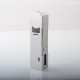 Rekavape Harpy Coffin Style DNA60C 60W Boro Mod - Plain Silver, VW 1~60W, 1 x 18650, Compatible with Boro Tank, Evolv DNA60C