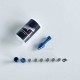 Rekavape Kontrl MKRII Style RBA for Boro / Billet / DotAIO V1 / V2 - Blue, Titanium, 1.2, 1.5, 2.0, 2.5, 3.0, 3.5, 4.0mm