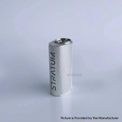 Rekavape Stratum V11 Style DNA60 VW Box Mod - Silver, Aluminum Alloy, 1~60W, 1 x 18650, Evolv DNA60 Chipest