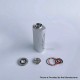Rekavape Stratum V11 Style DNA60 VW Box Mod - Silver, Aluminum Alloy, 1~60W, 1 x 18650, Evolv DNA60 Chipest